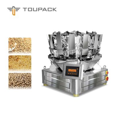 Het Hoofdkader van rijstsugar granules multihead weigher with SUS304 Anti - Lekkage Lineaire Plaat