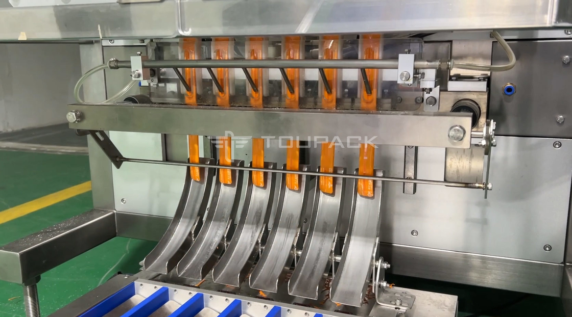 Multi-Column Packager Checkweigher System Multi Lane Sachet Packing Machine Sachets Packing Machine Met Check Weigher