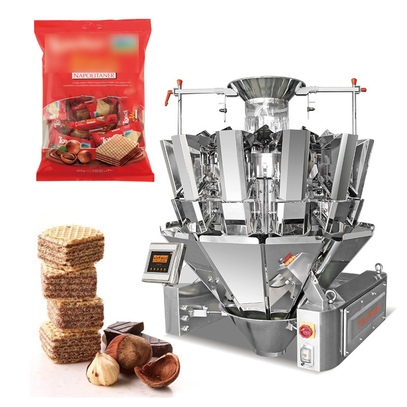 12 Hoofd Multihead Weiger Nail Packing Machine Multihead Wafer Packaging Machine Multifunctionele verpakkingsmachine