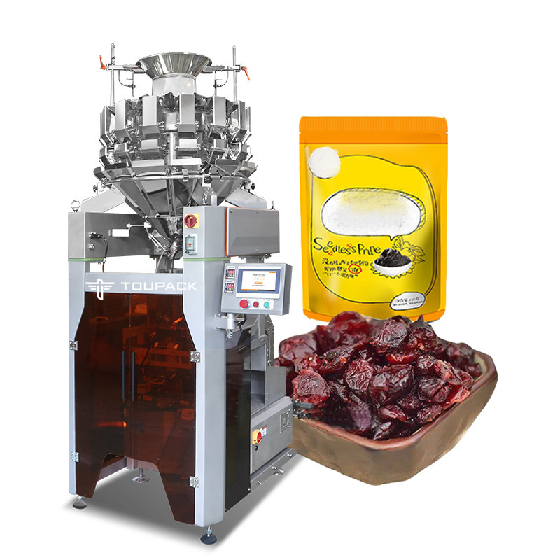 Automatische verticale verpakkingsmachine voor gedroogde pruimen hoge snelheid 120 BPM Intelligente weeg- en verpakkingsmachine