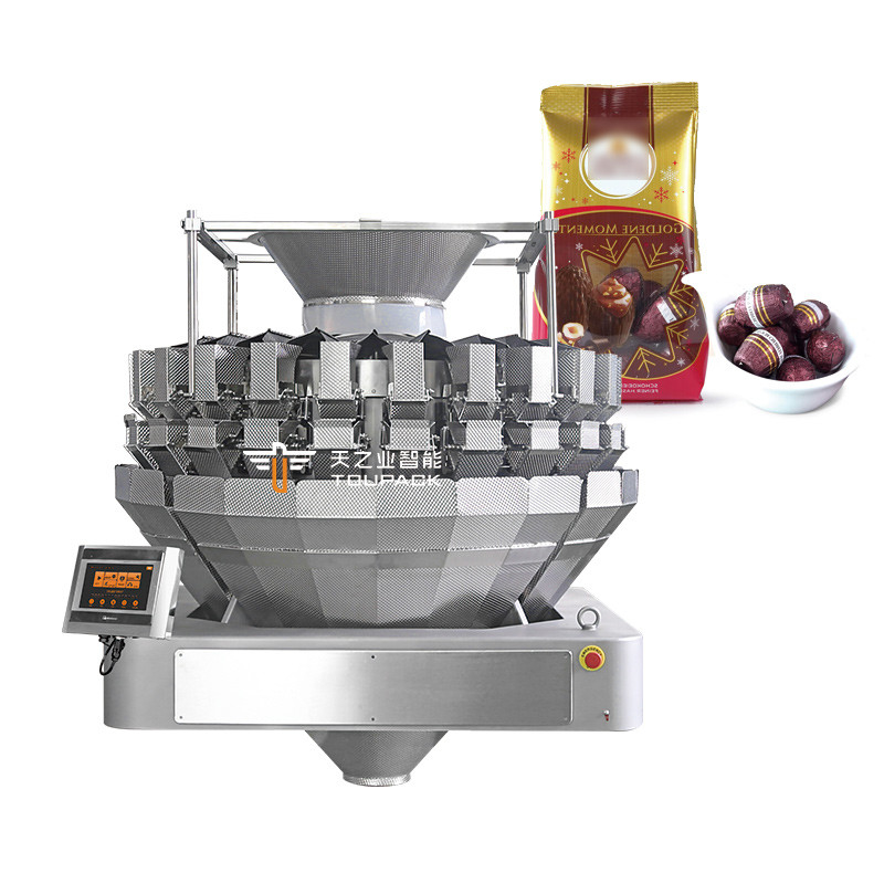 Voorafgemaakte zakverpakkingsmachine pelletverpakkingsmachine chocoladebekers vulmachines met datumschrift