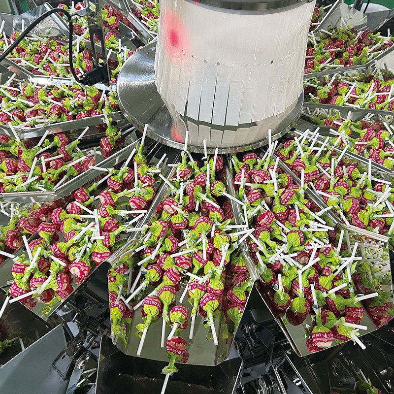 Automatische bonenzaad noten snoep walnoot gedroogde vruchten voedsel snack multi-head weigeraar voedsel verpakkingsmachine met stikstof