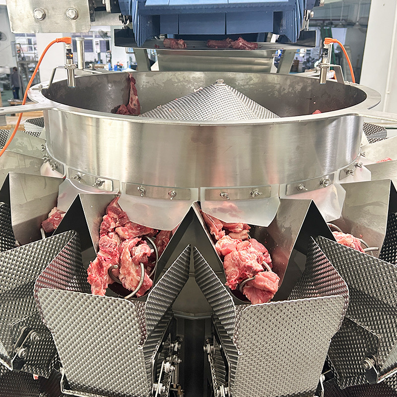 Precieze en efficiënte automatische weeg- en doosverpakking voor Ribeye Steaks