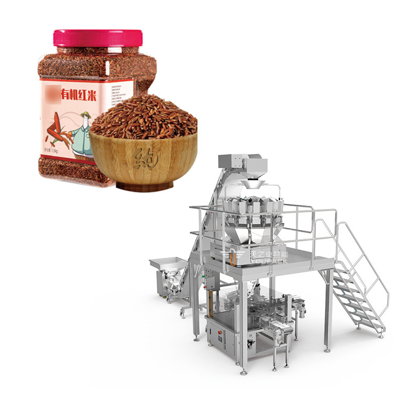Graan lineaire weegmachine haver weeg- en verpakkingsmachine 240g 500g pinda's verpakkingsmachine