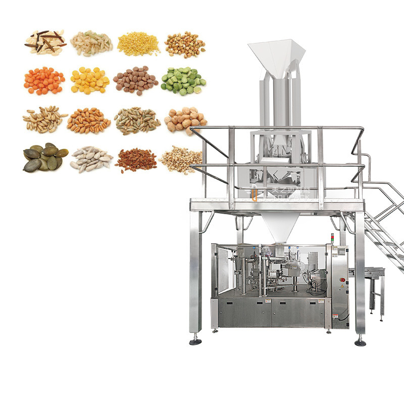 Graan lineaire weegmachine haver weeg- en verpakkingsmachine 240g 500g pinda's verpakkingsmachine