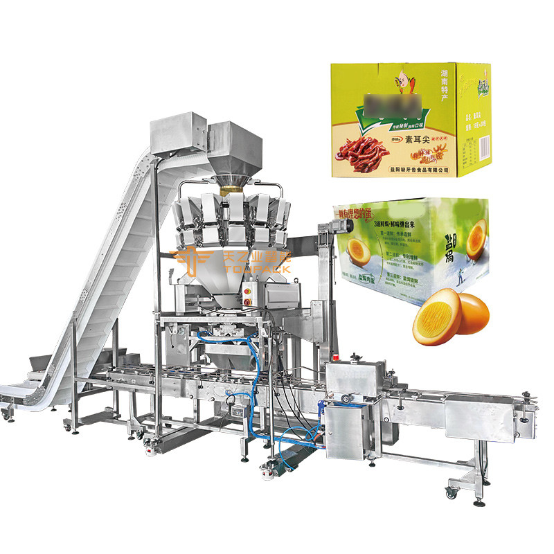 Automatische Fruit Filling Machine Cherry Blueberry Strawberry Orange Green Pepper Tray Box Filling Packaging Machine