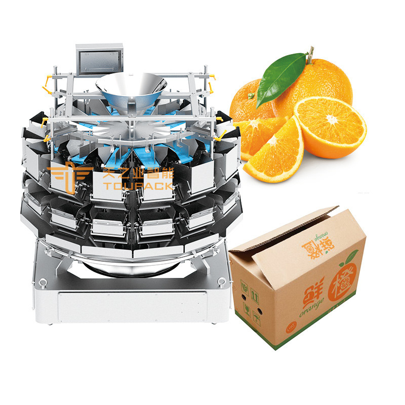 Automatische Fruit Filling Machine Cherry Blueberry Strawberry Orange Green Pepper Tray Box Filling Packaging Machine
