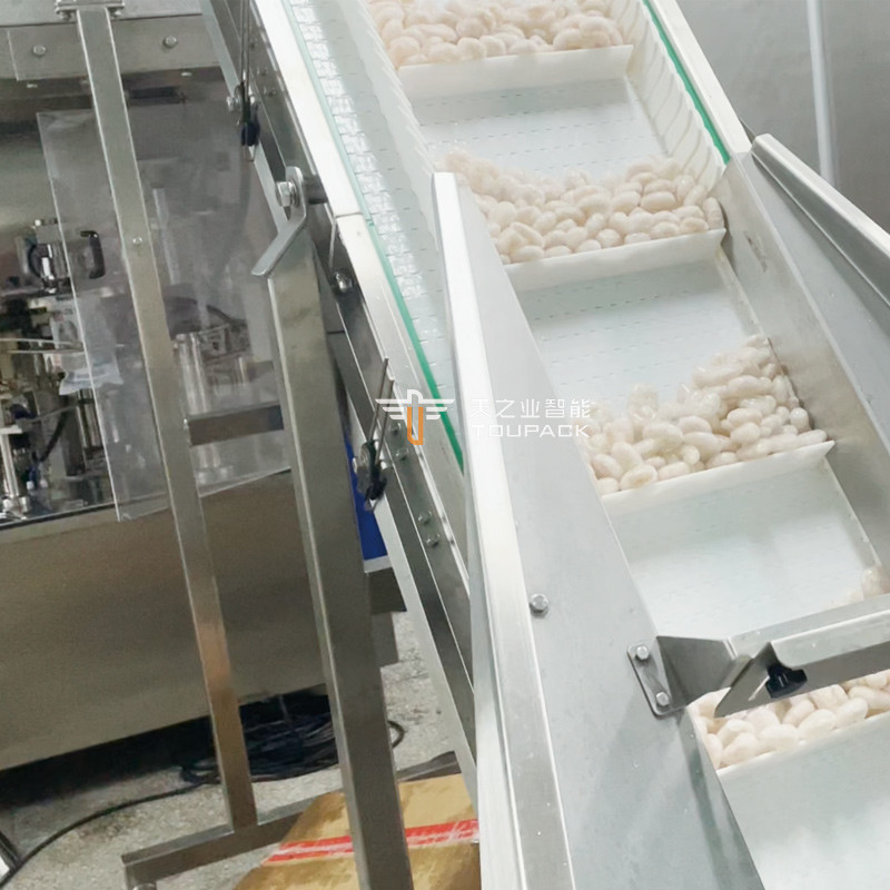 Popcorn Chicken Multi-Function Onregelmatige vorm zakmachine Automatische Stand Up Pouch Bevroren Varkensvlees Doypack verpakkingsmachine