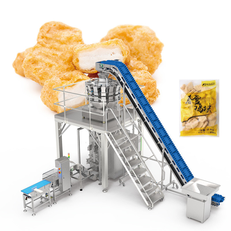 Kipfilet Gehaktballen Voorgegaarde BBQ Vlees Ritssluiting Zakje Pouch Verpakking Doypack Verpakkingsmachine Sealmachines