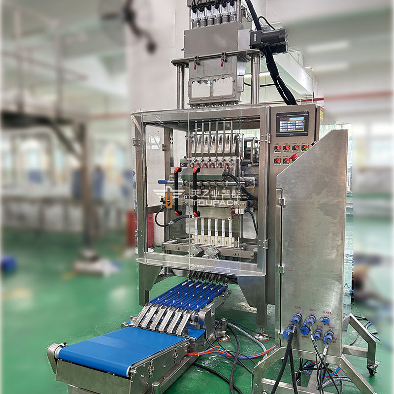 High Speed Multi Lane Ice Pop Candy Packaging Filling Sealing Automatic Popsicle Juice Multilane Liquid Bag Packing Machine