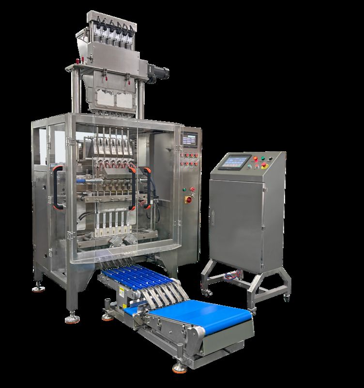 High Speed Multi Lane Ice Pop Candy Packaging Filling Sealing Automatic Popsicle Juice Multilane Liquid Bag Packing Machine