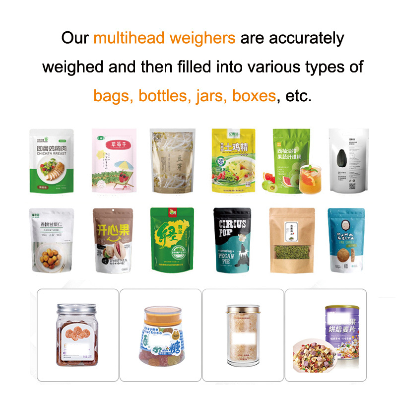 12 Hoofd Multihead Weiger Nail Packing Machine Multihead Wafer Packaging Machine Multifunctionele verpakkingsmachine
