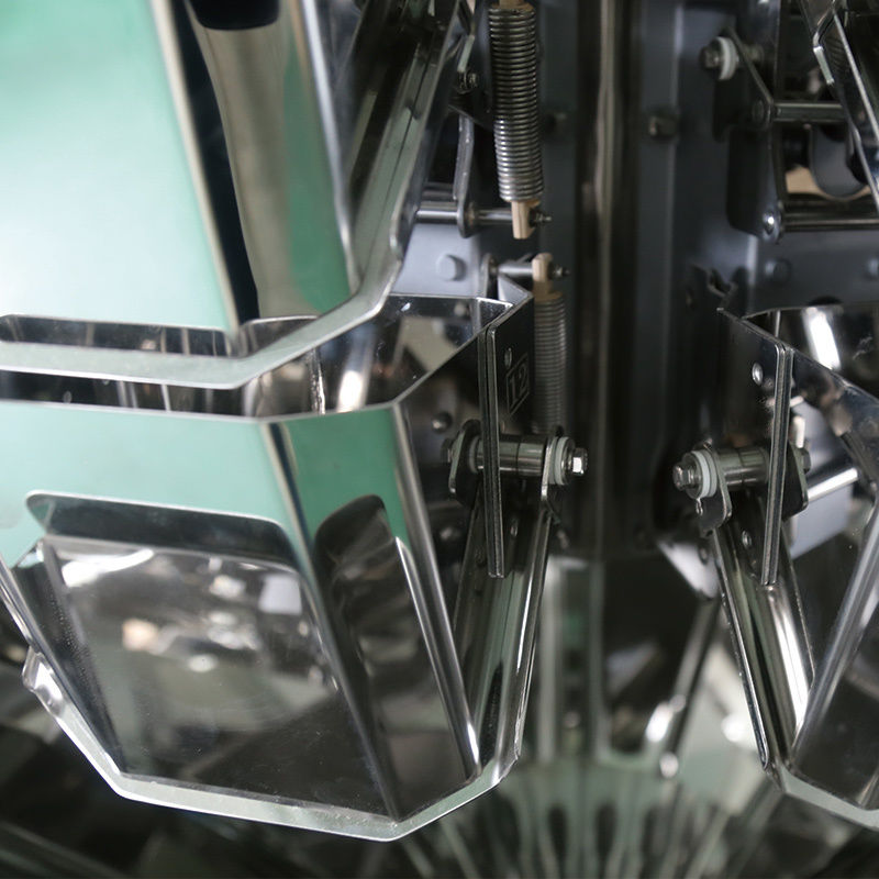 Volledig automatische hoge snelheid stikstof verticale vorm vul zegel zak snack voedsel weging puffs voedsel pellet verpakkingsmachine