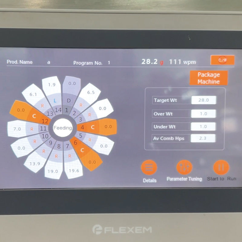 Hoogwaardige Verticale Automatische Kwantitatieve Deeltjes Snackvoedsel Verzegelings-, Vul- en Verpakkingsmachine VFFS Weeg- en Verpakkingsmachine
