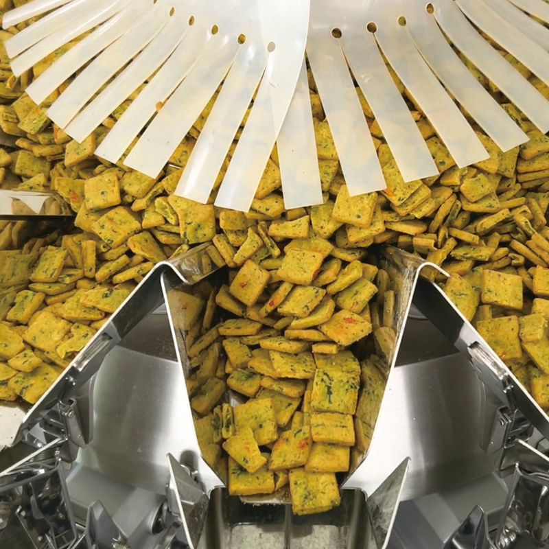 Hoogwaardige Verticale Automatische Kwantitatieve Deeltjes Snackvoedsel Verzegelings-, Vul- en Verpakkingsmachine VFFS Weeg- en Verpakkingsmachine