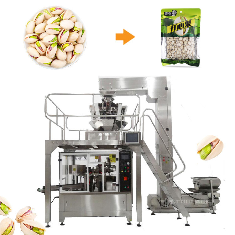 14 Kops Knoflook Uien Verpakkingsmachine Verse Knoflook Verpakkingsmachine 250g 500g 1kg Vffs Verpakkingsmachines