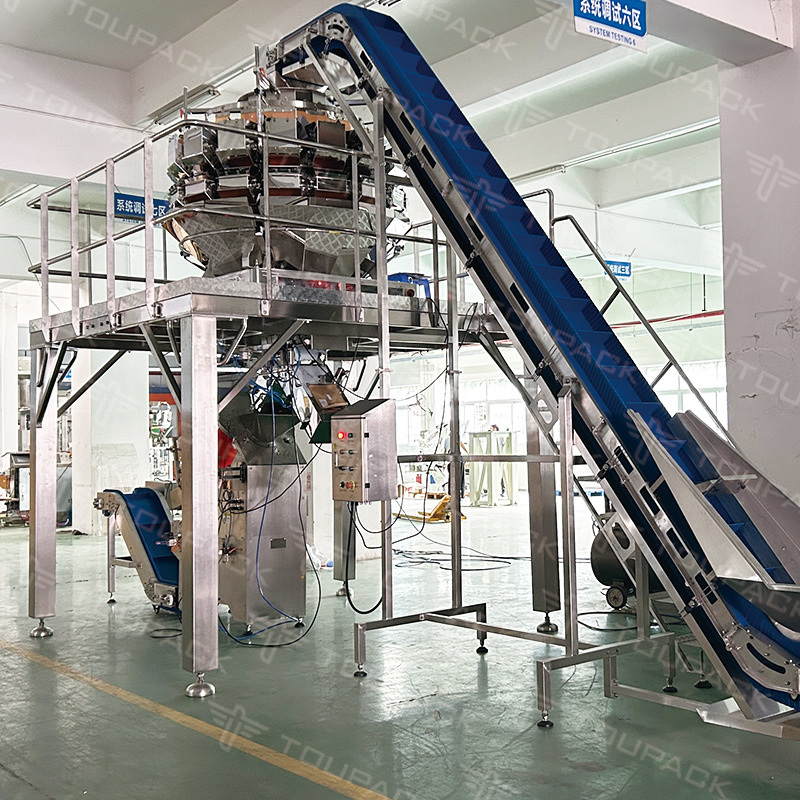 High Speed Vertical Automatic Mesh Pocket Machine Wortel Groente Mesh Bag Baler Peer Automatic Nets Packing Machine