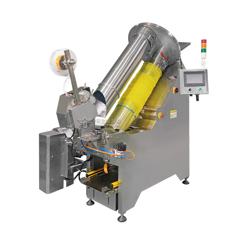 Stainless Steel 304/316 Net Bag Clipping Machine with 25-40 BPM Speed and 1.5 Years Warranty