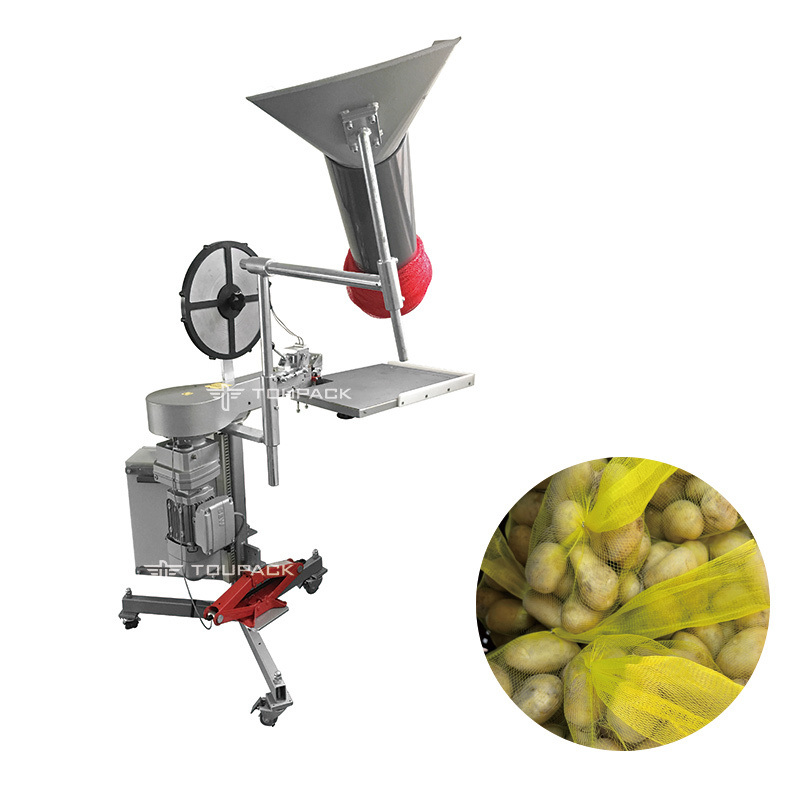 TOUPACK PP uien knoflook en aardappel verpakkingsnet zak maken machine net verpakkingsmachine