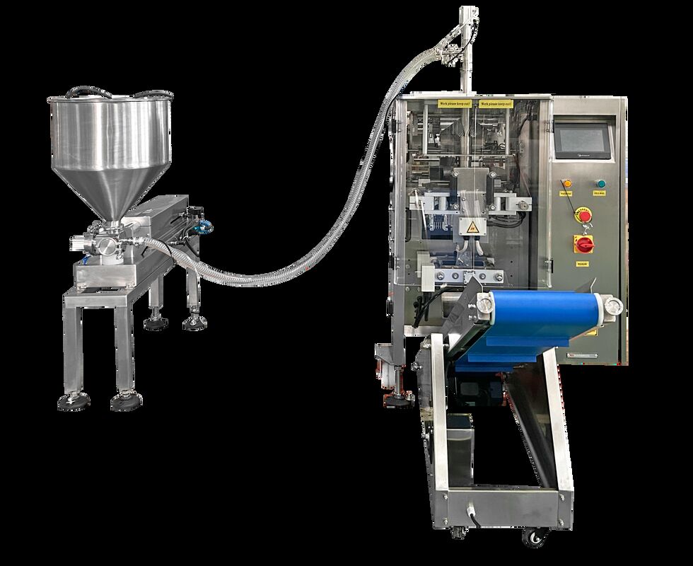 Aardbeienjam Ketchup Tomatenpuree Saus Vruchtensap Koffie Zakje Sachet Vloeistof Afvulverpakking Machines