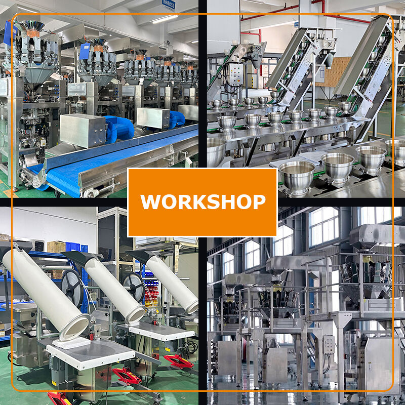 Automatische kussensak weegmachine verpakkingsmachine voor snacks Noten Granules 5-200g High Speed Food Packaging Equipment