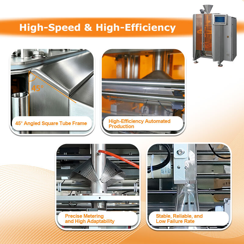 High Speed VFFS Machine. Automatische Verticale Vorm Volledige Afdichting Verpakkingsoplossing voor Voedsel en Huisdiervoeding
