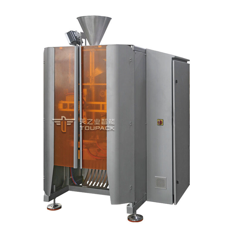 Verticale verpakkingsmachine met hoge snelheid met weegmachine met meerdere koppen voor snacks, chips, noten en zakjes voor huisdieren