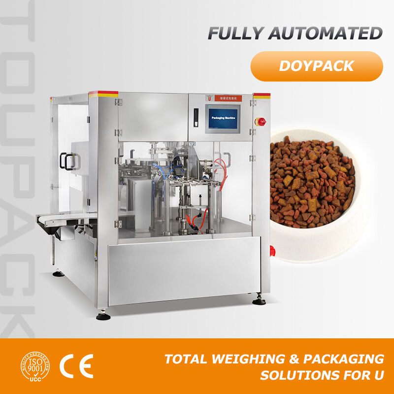 Automatische Doypack-verpakkingsmachine voor cashew-amandel-pinda-snackvoedsel-opstaande zakjes