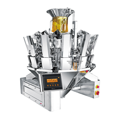 70BPM 12 Hoofd Multi Hoofd Wegende Machine voor het Suikergoedkaas van Chocoladenoten