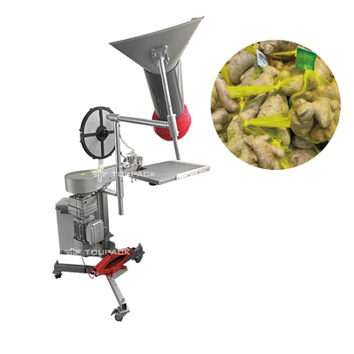 800W semi Automatisch Netto van de de Zaketikettering van het Verpakkende Machinefruit de Verpakkingsmateriaal