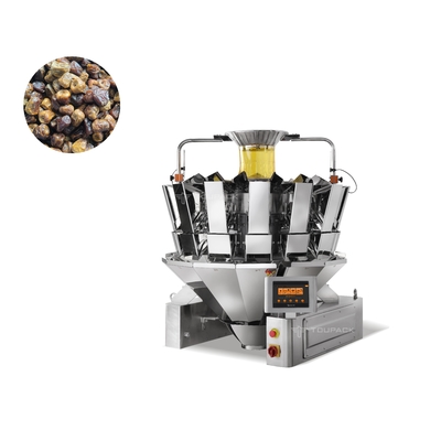 OEM de Automatische van het de Dadelpalm Kartonnerende Systeem van Vullende Machinesaudi-arabië van de het Gedroogd fruitsnack Weger van Multihead