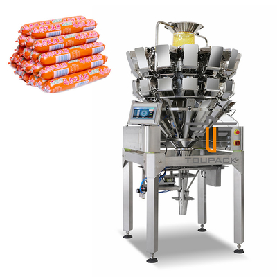 Pneumatische digitale besturingscombinatie schaal deeltjesvorm vul zegel lang koekje ham worst