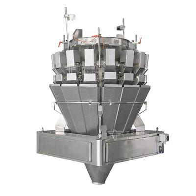 16 Kop Combinatie Waagmachine Verpakkingsmachine Varkensvlees Kippenvleugels Meerkop Waagmachine