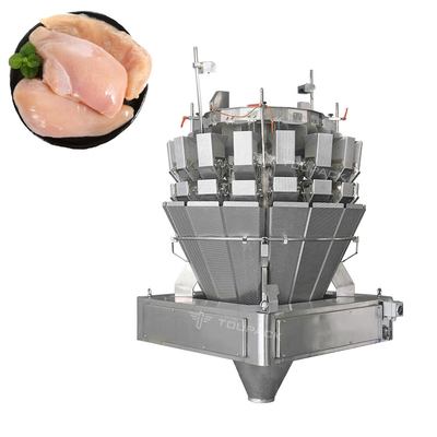 1.2L Automatische weegschaal met combinatie Weegschaal voor het vullen van vlees Vleesvleugels Verpakkingsmachine
