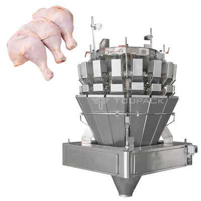 Drumstick Chicken Breast Meat Weighing Packing Machine 500-1000g Verticaal