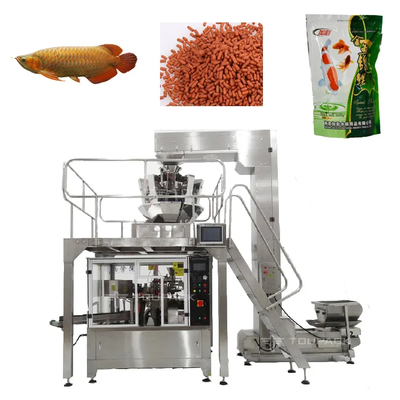 Volledig automatische verticale granulatenverpakkingsmachine Honden-kattenvoedselverpakking Vissen van vis schildpaddenvoer
