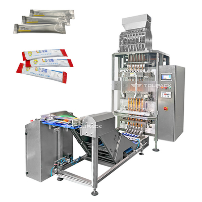 Meerdere kolommen pakket checkweighing systeem Multi Lane Sachet verpakkingsmachine Doypack verpakkingsmachine met check weiger
