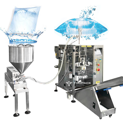 Automatische vierzijdige afdichting zakken zaagtandzak sap melk kleine zak water make-up water vloeistof weeg- en verpakkingssysteem