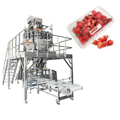 Passion Fruit Automatische bosbessen huisdier dozen vul- en bekledingsmachine voor het conserveren / bottelen