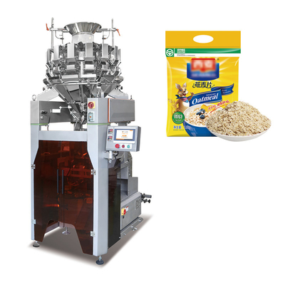 Automatische multi-head weigeraar snack food Vffs stikstofverpakkingsmachine met metaaldetector