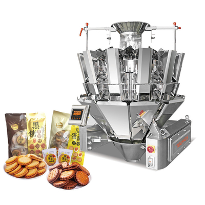 Volledig automatische hoge snelheid stikstof verticale vorm vul zegel zak snack voedsel weging puffs voedsel pellet verpakkingsmachine