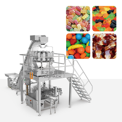 Gummy Candy Flask Filling Machine Popcorn Counting Filling Packing Jar Packing Machine