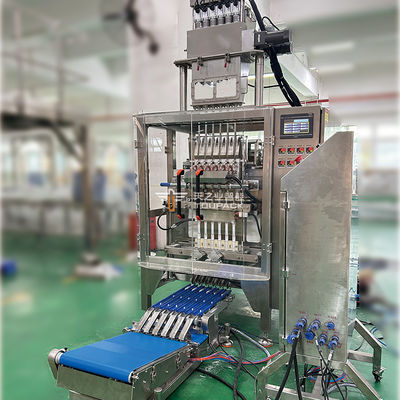 High Speed Multi Lane Ice Pop Candy Packaging Filling Sealing Automatic Popsicle Juice Multilane Liquid Bag Packing Machine