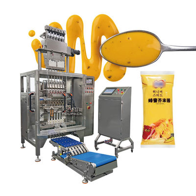 Automatische multi-lane sachet verpakking Multi-lane track Ketchup vloeibare sachet verpakkingsmachines Multi-lane honing sachet verpakkingsmachine