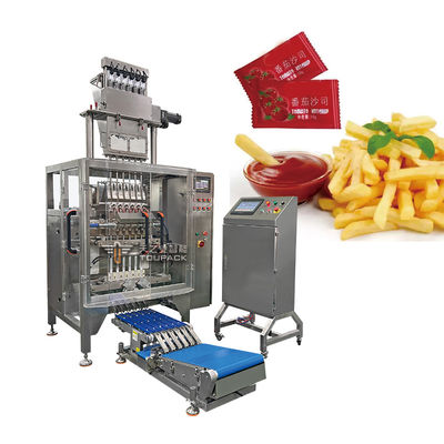 Hoge Snelheid Multi-baan Ice Pop Snoep Verpakking Vullen Verzegelen Automatische Popsicle Sap Multibaan Vloeibare Pasta Saus Honing Stick Zak Verpakkingsmachine
