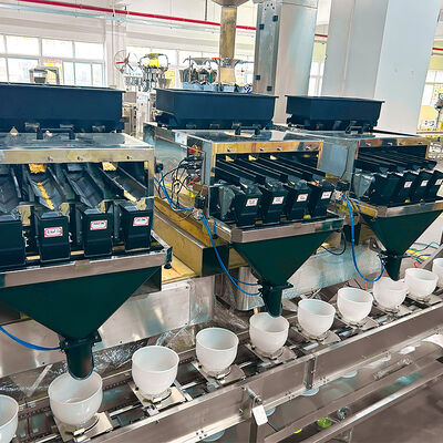 Multi-Ingredient Mix Weighing Packaging Line | 2–14 Materials for Nuts, Dried Fruits, Pet Food & Fruit Cereal
