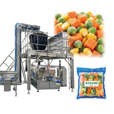 Multiheadweger diepvriesgroenteverpakkingsmachine voor voedselverwerkingsfabrieken