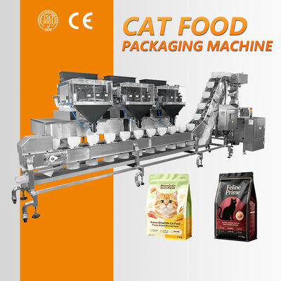 Automatische weeg- en verpakkingsmachine voor honden- en kattenvoeding