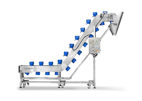 Z Type Transportband van de Vervoerders de Kom Geneigde Jakobsladder