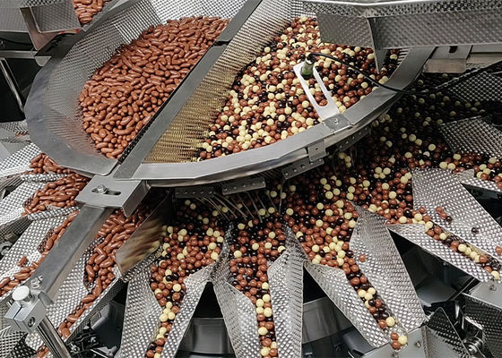Cachou die Multihead-van de Zonnebloemzaden van Wegersnoten de Droge Vruchten Mengsel Wegende Machine mengen
